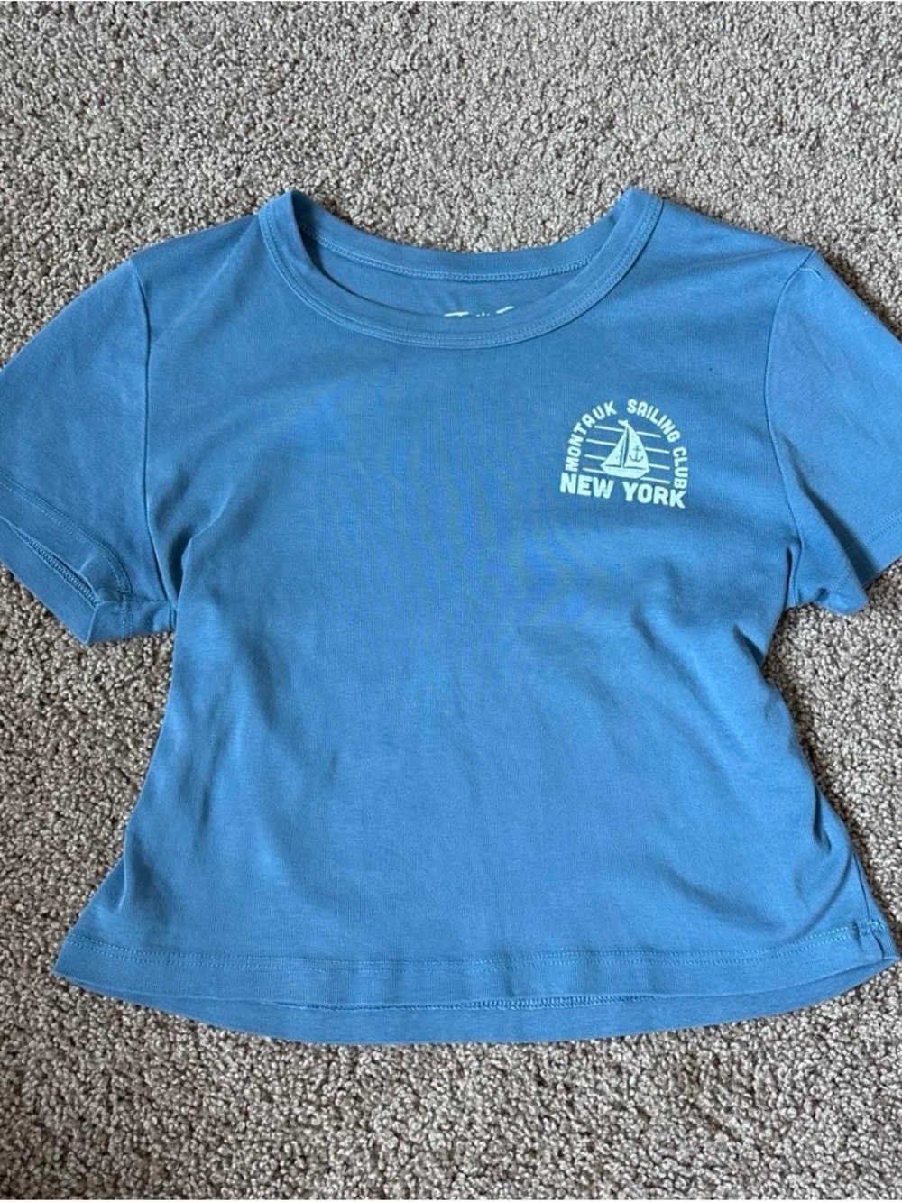 Junk Food Clothing Blue New York Sailing Club Tee